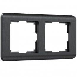 Рамка из поликарбоната на 2 поста Stream графит