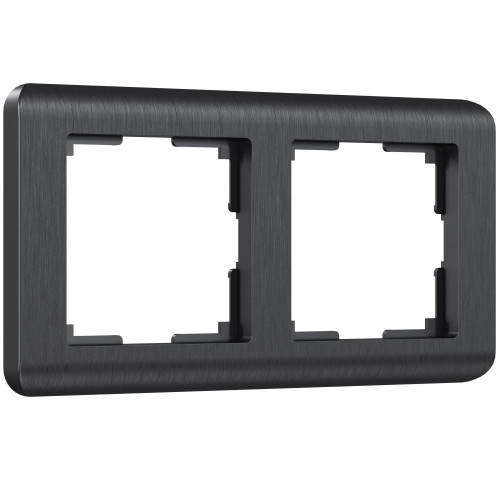 Купить Рамка из поликарбоната на 2 поста Stream графит в rum24.ru