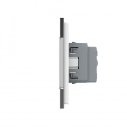 Розетка электрическая пять постов 220В LIVOLO серая VL-C7C5EU-15