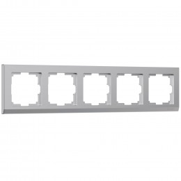 Рамка из поликарбоната на 5 постов Stark серебряный