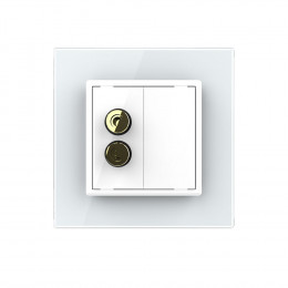 Розетка акустическая LIVOLO белая VL-C791A-11