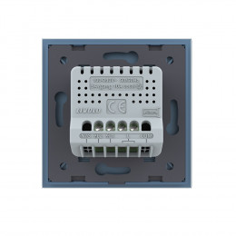 Сенсорный выключатель Livolo 2 клавиши 1 пост Синий VL-C702-19