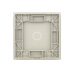 Панель для сенсорного выключателя Livolo, 1 клавиша, цвет жемчужный, стекло