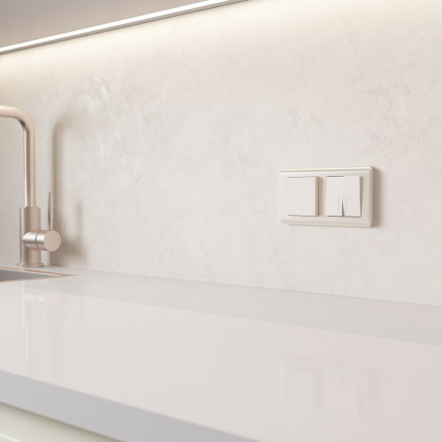 Купить Рамка из поликарбоната на 2 поста Stream перламутровый в rum24.ru фото: 2