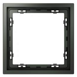 Рамка пластиковая VOLTUM S70 на 1 пост, (титан) VLS100106