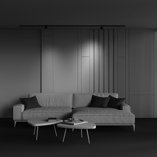 Купить Трековый светильник Glare Maytoni 12 Вт GX53 черный TR225-1-GX53-B в rum24.ru фото: 8