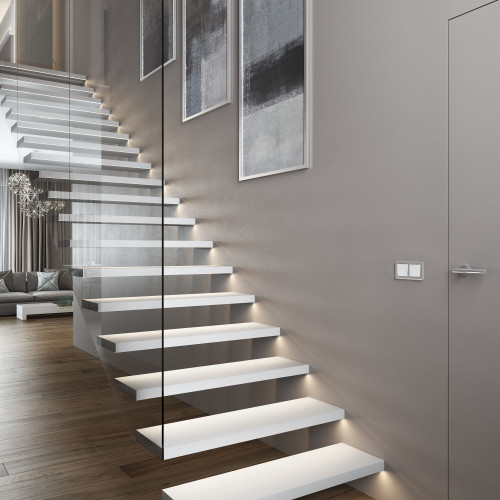 Купить Рамка из поликарбоната на 2 поста Stream серебряный в rum24.ru фото: 4