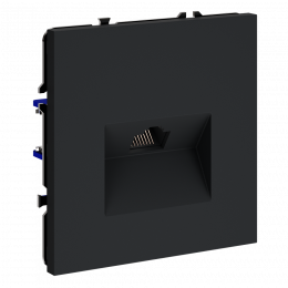 Розетка компьютерная встраиваемая VOLTUM S70 RJ45 кат.6, (графит) VLS060107