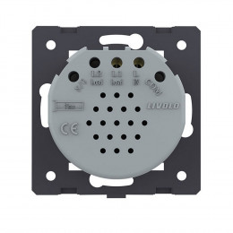 Выключатель LIVOLO Quadro 1 клавиша Серый (механизм)