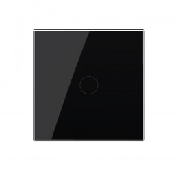 Одноклавишный сенсорный выключатель Livolo, 1 пост, Черный VL-C701-12