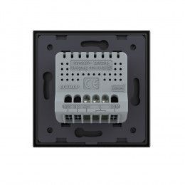 Одноклавишный сенсорный выключатель Livolo, 1 пост, Черный VL-C701-12