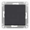 Купить Переключатель IP44 1-клавишный Schneider Electric ATLASDESIGN AQUA, скрытый монтаж, карбон в rum24.ru