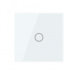 Одноклавишный сенсорный выключатель Livolo, 1 пост, Белый VL-C701-11