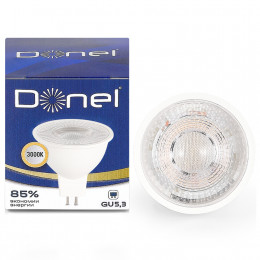 Светодиодная лампа Donel GU5.3 7W 3000K MR16 220-240 525Lm 60° DN03005W7GU5,3