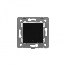 Терморегулятор Welrok LIS для рамки LIVOLO с сенсорным управлением, датчик пола 3 м, цвет черный (механизм)