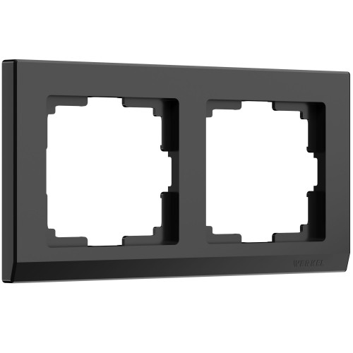 Купить Рамка из поликарбоната на 2 поста Stark черный в rum24.ru