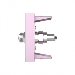 Розетка спутниковая SAT Livolo, цвет розовый (механизм)