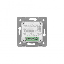 Терморегулятор Welrok LIS для рамки LIVOLO с сенсорным управлением, датчик пола 3 м, цвет белый (механизм)