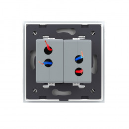 Розетка двойная USB LIVOLO с блоком питания 5В 2.1А белая VL-C792USB-11