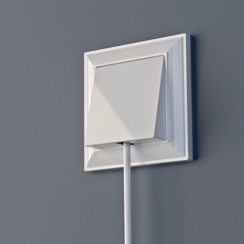 Купить Рамка из пластика на 1 пост Fiore белый в rum24.ru фото: 2