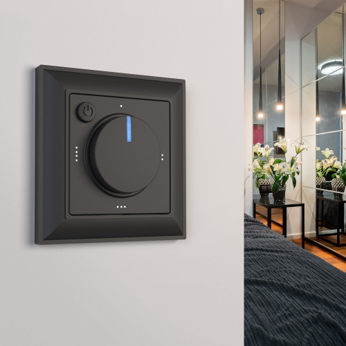 Купить Рамка из поликарбоната на 1 пост Fiore черный в rum24.ru фото: 3