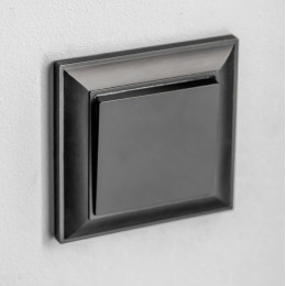 Рамка из поликарбоната на 1 пост Fiore черный