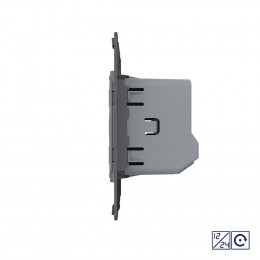 Двухклавишная сенсорная кнопка Livolo 12/24В (механизм) VL-FC2HC-2G