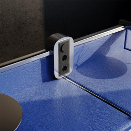 Рамка стеклянная VOLTUM S70 на 3 поста, (черный,стекло) VLS110308