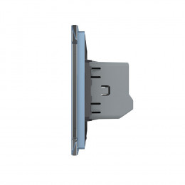 Сенсорный выключатель Livolo 1 клавиша 1 пост Синий VL-C701-19