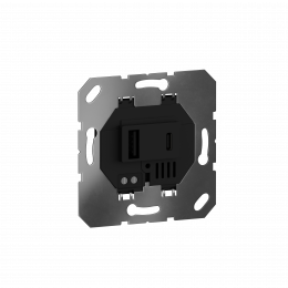 USB зарядное устройство, 3.1A тип A,С черный DUSB3100ANC