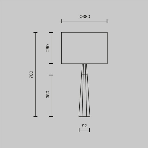Купить Настольный светильник Bianco в rum24.ru фото: 4