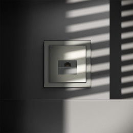 Розетка компьютерная встраиваемая VOLTUM S70 RJ45 кат.6, (сталь) VLS060105