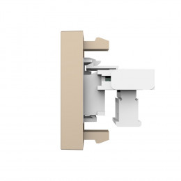 Телефонная розетка LIVOLO золотая BB-C7-1T-13 (механизм)