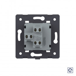 Одноклавишная механическая кнопка (звонок) Livolo, цвет золотой (механизм), VL-C7-K1H-13