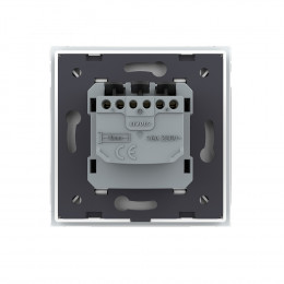 Розетка электрическая 16A Livolo, 1 пост, зажимы, цвет белый