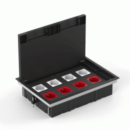 Лючок в пол на 16 модулей DFB16