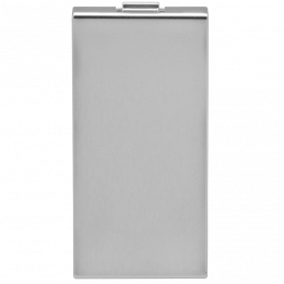 Заглушка 1 мод., алюм. матовая (22.5х45мм) DF10ALM