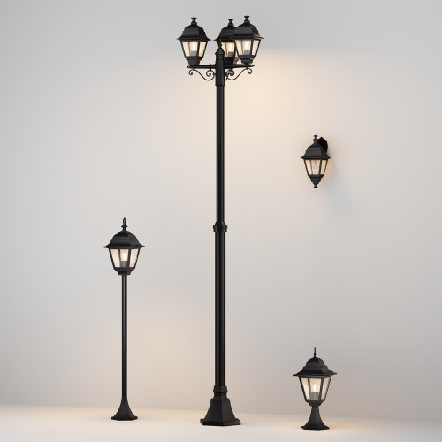 Купить Ландшафтный светильник Abbey Road  60W IP44 Черный Maytoni O004FL-01B в rum24.ru фото: 3