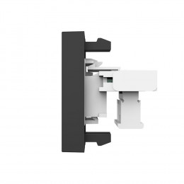 Телефонная розетка LIVOLO черная BB-C7-1T-12 (механизм)