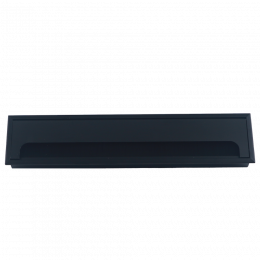 Кабельный громмет (лючок) в стол, 350*80мм, цвет: черный DCGR35080AN