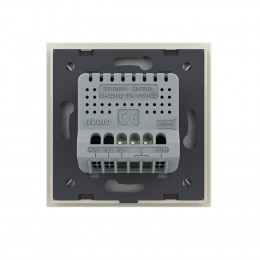 Одноклавишный сенсорный выключатель Livolo, 1 пост, цвет жемчужный