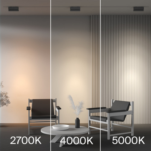 Купить Трековый поворотный светильник Basis Rot Maytoni 12 Вт 2700-5000К черный TR223-1-12WCCT-W-B в rum24.ru фото: 6