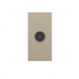 Розетка телевизионная Livolo, ТВ-розетка, цвет шампань (механизм)