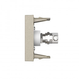 Розетка телевизионная Livolo, ТВ-розетка, цвет шампань (механизм)