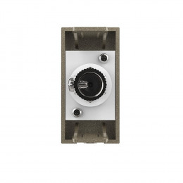 Розетка телевизионная Livolo, ТВ-розетка, цвет шампань (механизм)