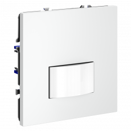 Датчик движения встраиваемый VOLTUM S70, (белый матовый) VLS070502