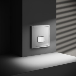 Датчик движения встраиваемый VOLTUM S70, (белый матовый) VLS070502