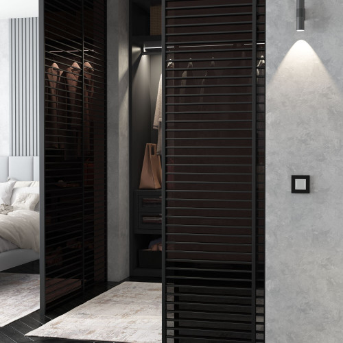 Купить Рамка из поликарбоната на 1 пост Slab черный софт в rum24.ru фото: 5