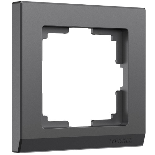 Купить Рамка из поликарбоната на 1 пост Stark графит матовый в rum24.ru