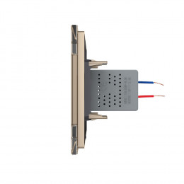 Розетка USB LIVOLO с блоком питания 5В 2.1А золотая VL-C791USB-13